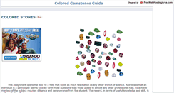Desktop Screenshot of gemstones-guide.com
